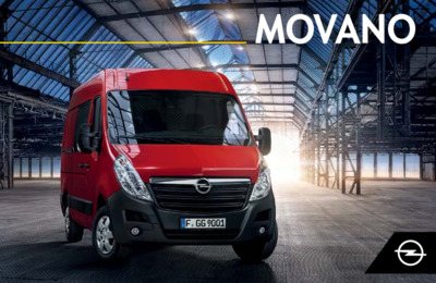 Couverture Brochure Opel Movano