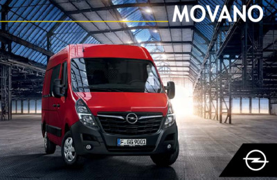 Couverture Brochure Opel Movano