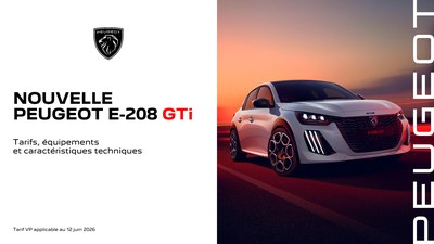 Couverture Brochure Peugeot 208