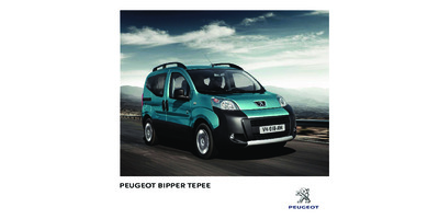 Couverture Brochure Peugeot Bipper