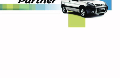 Couverture Brochure Peugeot Partner
