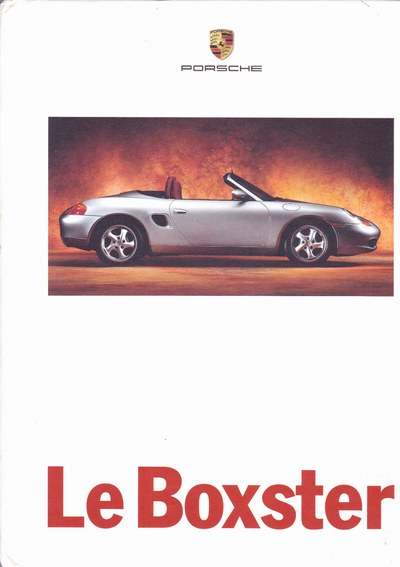 Couverture Brochure Porsche Boxster
