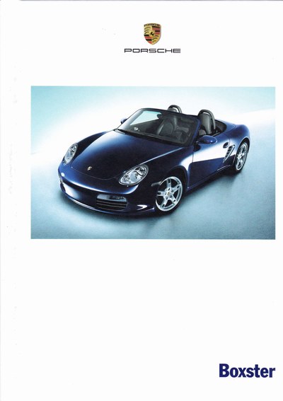 Couverture Brochure Porsche Boxster