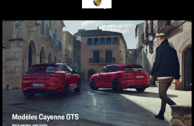 Couverture Brochure Porsche Cayenne