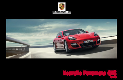 Couverture Brochure Porsche Panamera