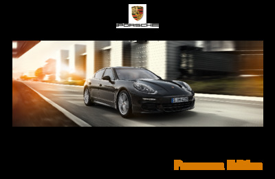 Couverture Brochure Porsche Panamera