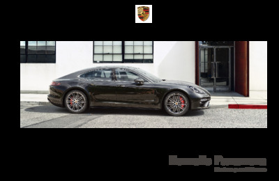 Couverture Brochure Porsche Panamera