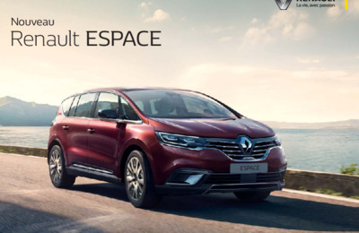 Couverture Brochure Renault Espace