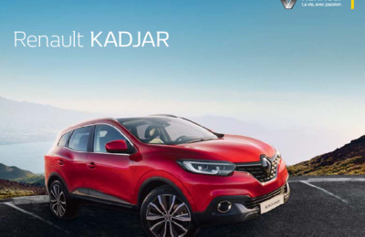 Couverture Brochure Renault Kadjar