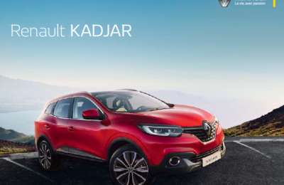 Couverture Brochure Renault Kadjar