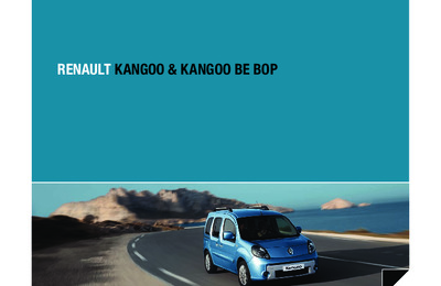 Couverture Brochure Renault Kangoo