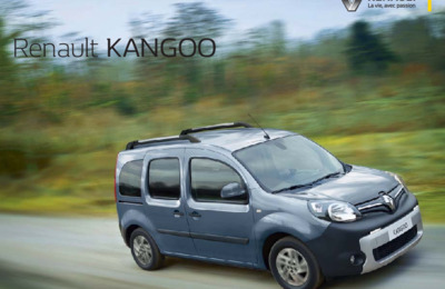 Couverture Brochure Renault Kangoo