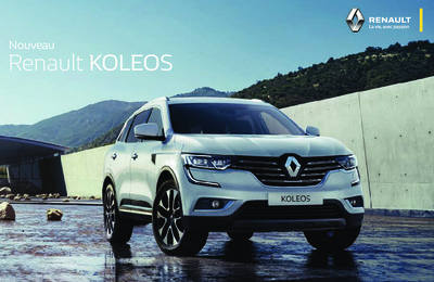 Couverture Brochure Renault Koleos