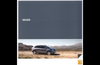 Couverture Brochure Renault Koleos