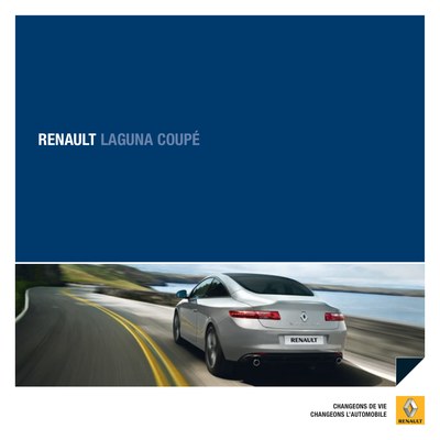 Couverture Brochure Renault Laguna Coupé