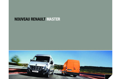Couverture Brochure Renault Master
