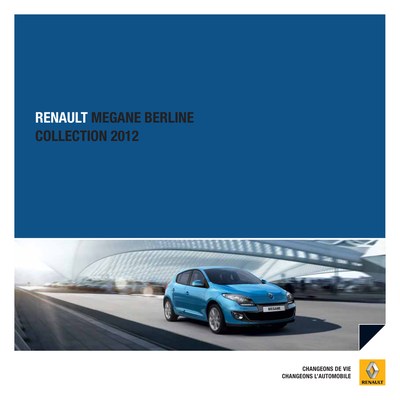 Couverture Brochure Renault Megane