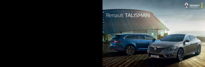 Couverture Brochure Renault Talisman