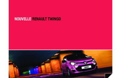Couverture Brochure Renault Twingo