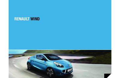 Couverture Brochure Renault Wind