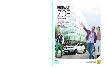 Couverture Brochure Renault Zoe