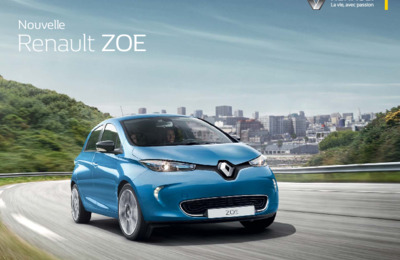 Couverture Brochure Renault Zoe