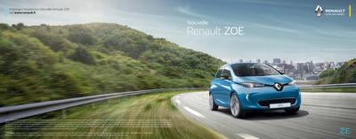 Couverture Brochure Renault Zoe