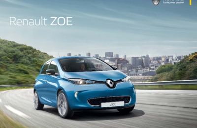 Couverture Brochure Renault Zoe