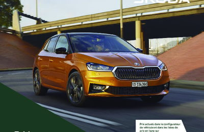 Couverture Brochure Skoda Fabia