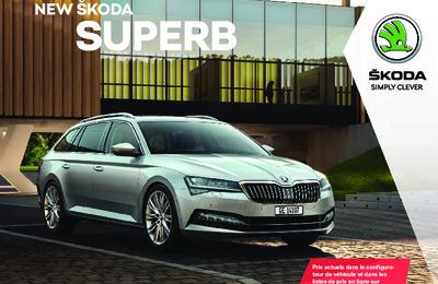 Couverture Brochure Skoda Superb