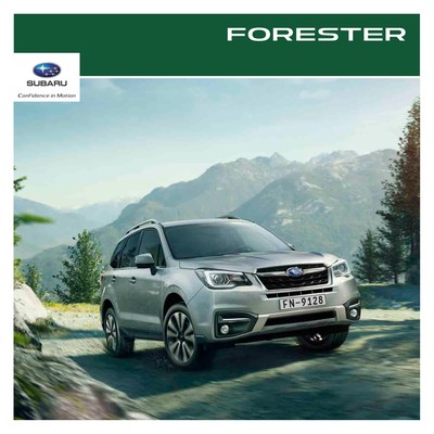 Couverture Brochure Subaru Forester
