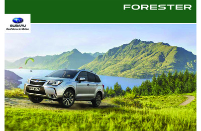 Couverture Brochure Subaru Forester