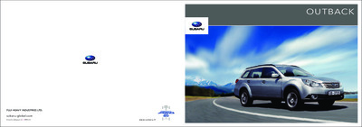 Couverture Brochure Subaru Outback