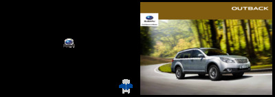 Couverture Brochure Subaru Outback