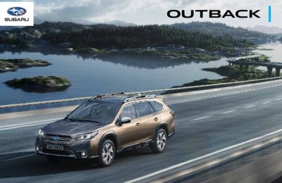 Couverture Brochure Subaru Outback