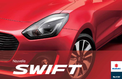 Couverture Brochure Suzuki Swift