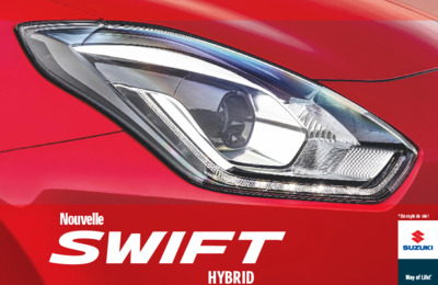 Couverture Brochure Suzuki Swift