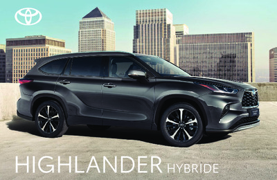 Couverture Brochure Toyota Highlander