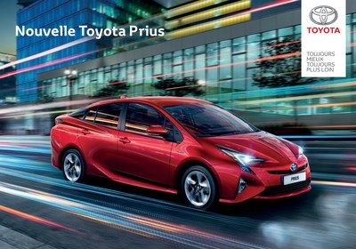 Couverture Brochure Toyota Prius