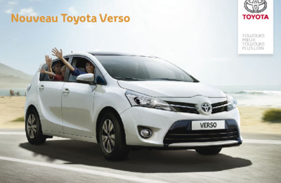 Couverture Brochure Toyota Verso