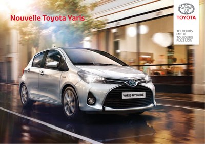 Couverture Brochure Toyota Yaris