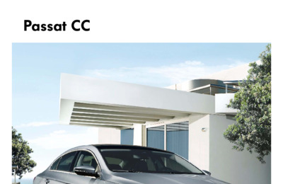 Couverture Brochure Volkswagen CC