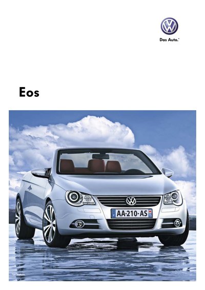 Couverture Brochure Volkswagen Eos