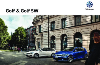 Couverture Brochure Volkswagen Golf