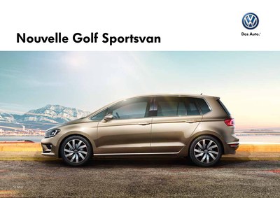 Couverture Brochure Volkswagen Golf Sportsvan