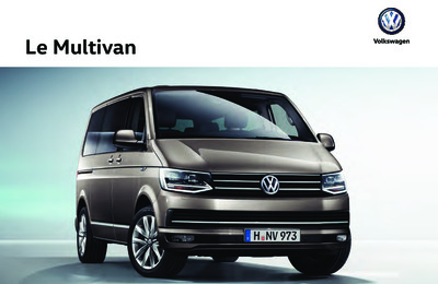 Couverture Brochure Volkswagen Multivan