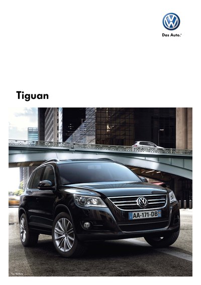 Couverture Brochure Volkswagen Tiguan