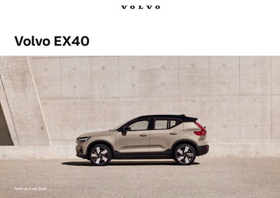 Couverture Brochure Volvo EC40