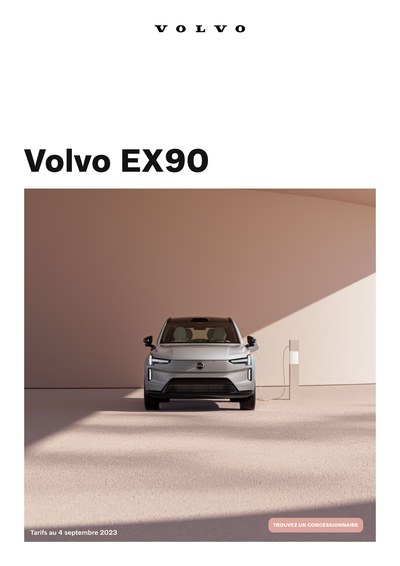Couverture Brochure Volvo EX90