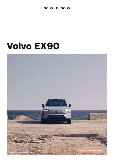 Couverture Brochure Volvo EX90